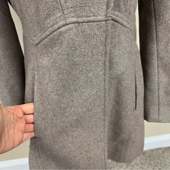 Merona beige/oatmeal color wool blend jacket size S/P - Picture 4 of 12